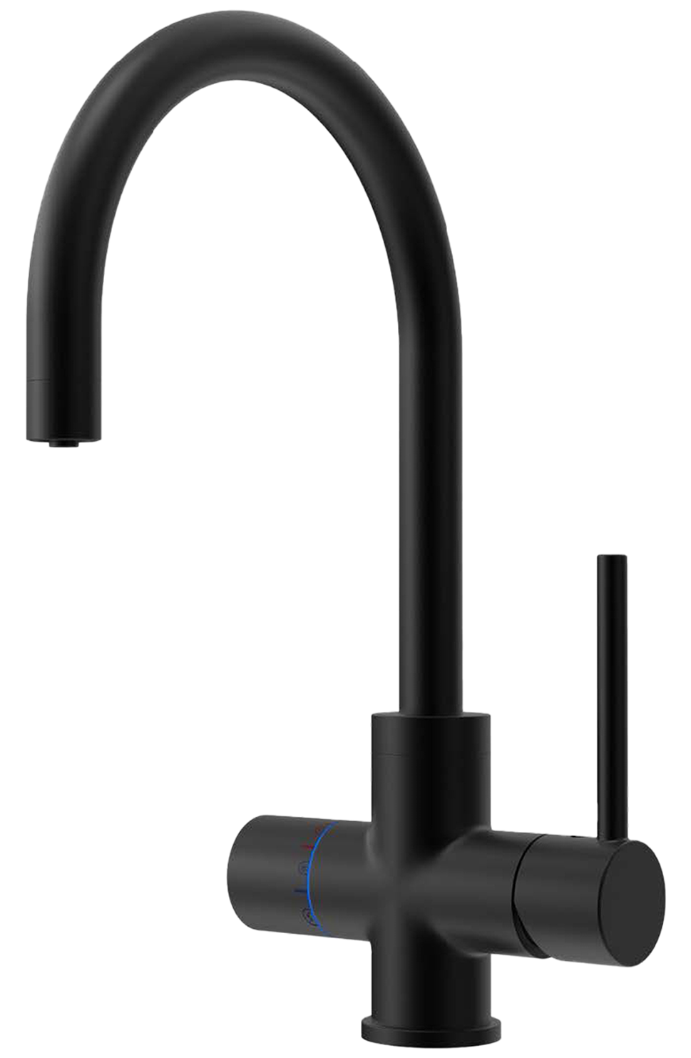 5in1 Touch Armatur (für Sprudler) rund, matt schwarz (XO-AR 5005)