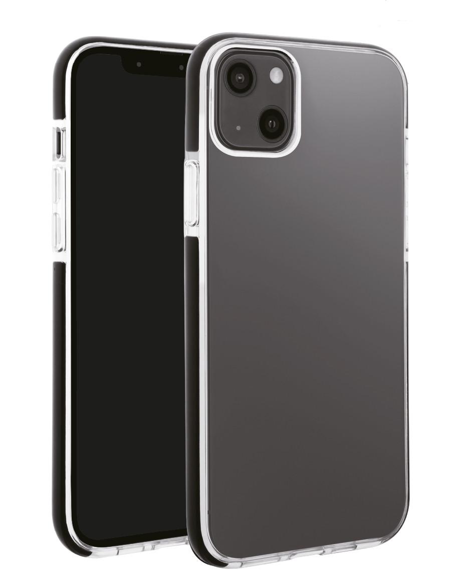 Rock Solid, Anti Shock Schutzhülle für iPhone 13 Mini transparent/schwarz (62829)