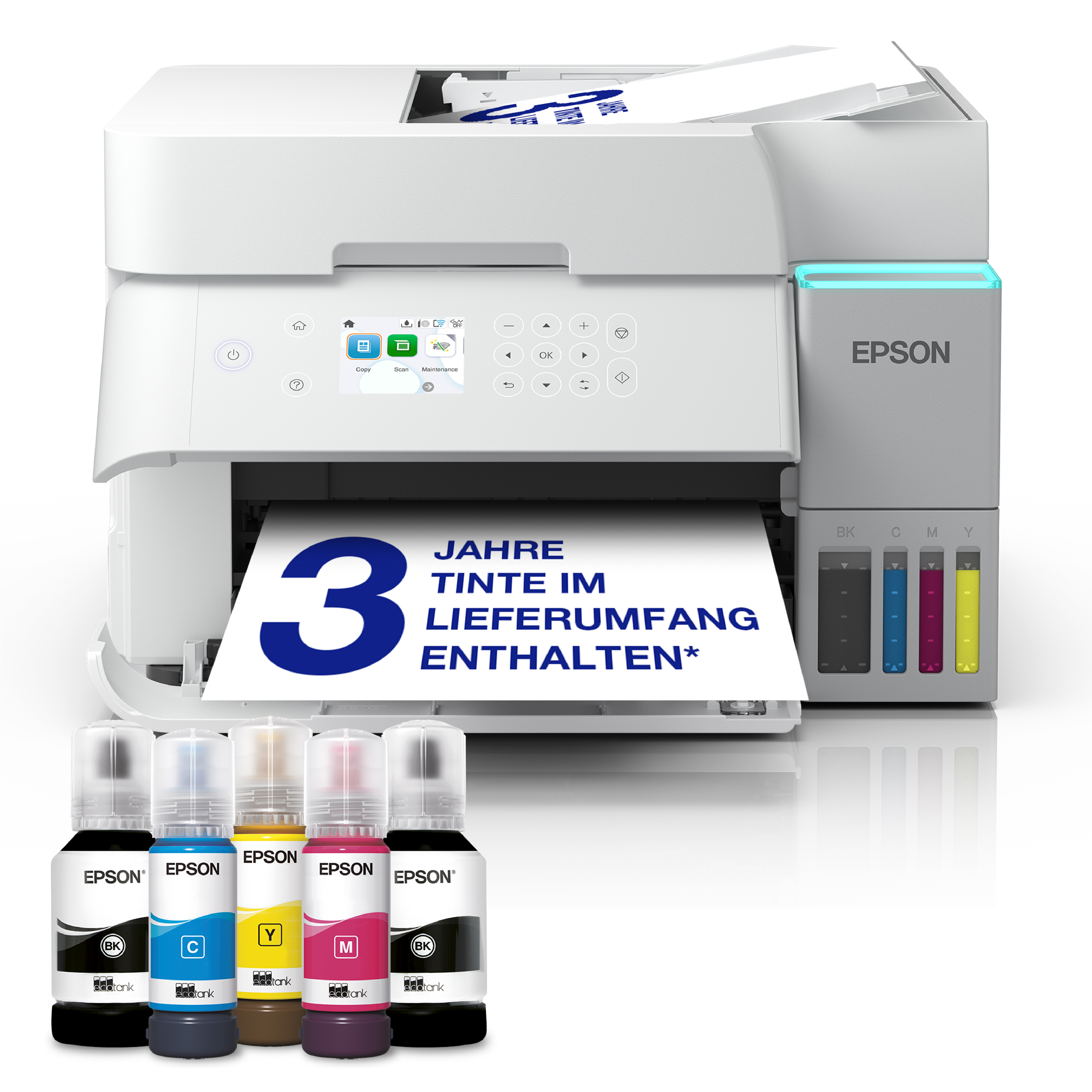 EcoTank ET-3956 Multifunktionsdrucker, Weiß