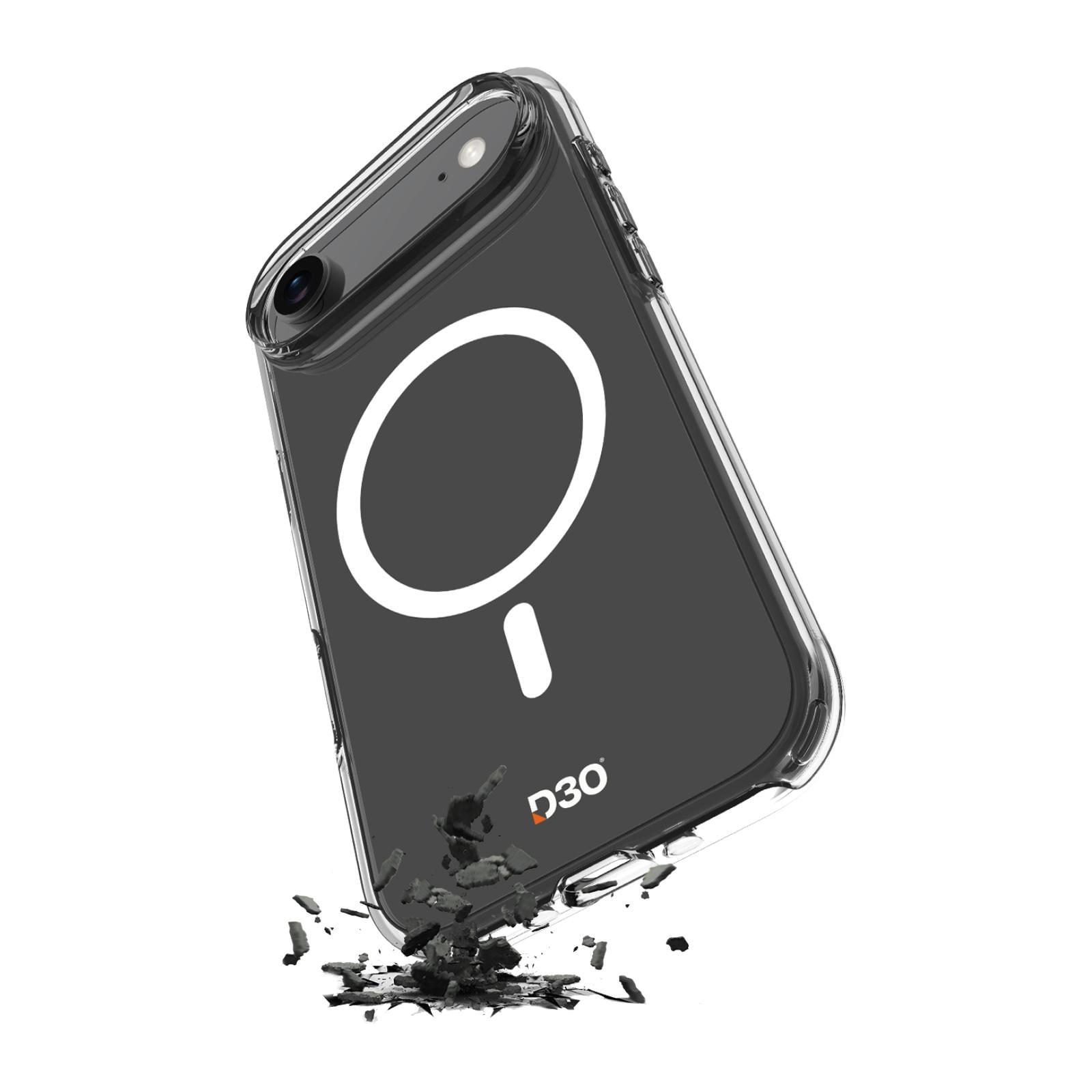 Hülle Impact Clear D3O® Bio für iPhone 17 Air, Transparent