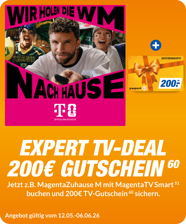 Expert TV Deal 200€ Gutschein