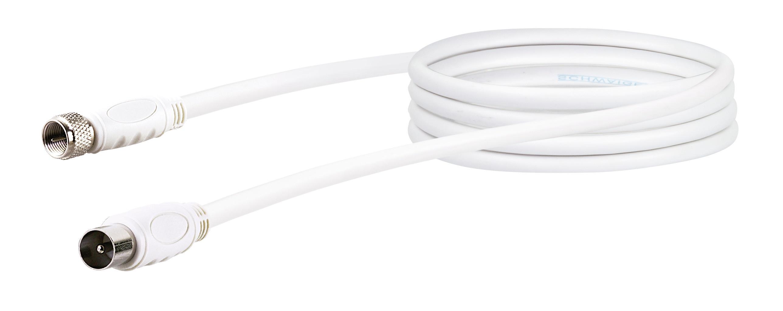 SAT/Antennen Adapterkabel (90 dB) KVCKHQ181 - F-Stecker > IEC Stecker, 1,5m