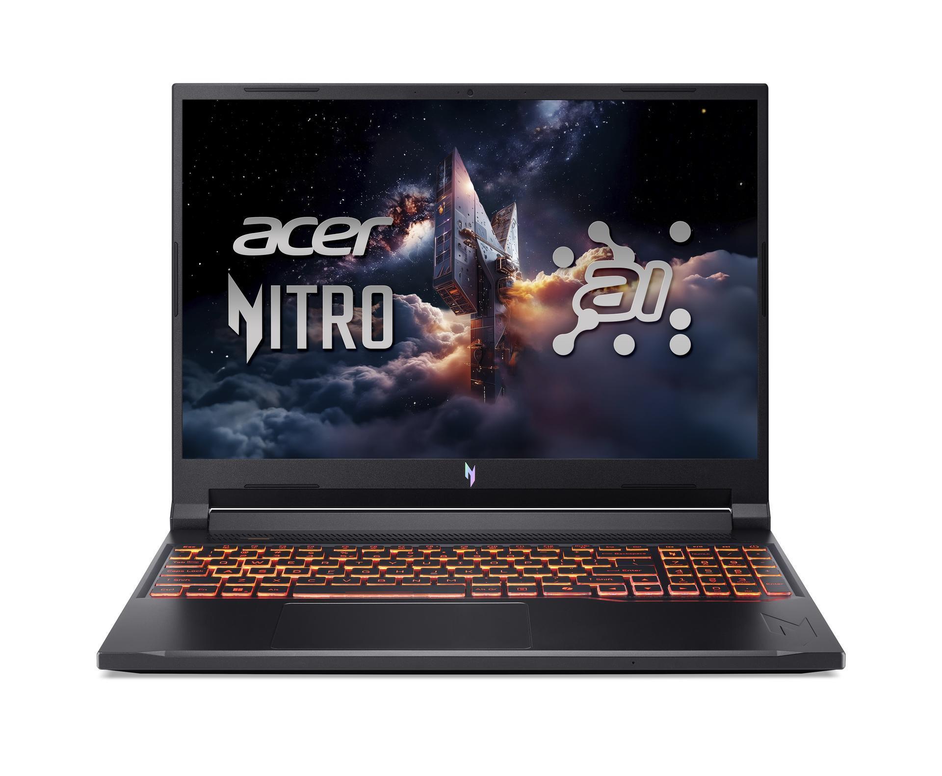 Gaming-Notebook Nitro V 16 AI (ANV16-42-R1T1), 16 Zoll, WUXGA, AMD Ryzen 7 260, 16 GB, 1 TB SSD, GeForce RTX 5070