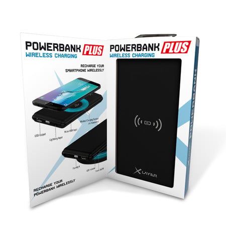 Powerbank PLUS Wireless Charging schwarz