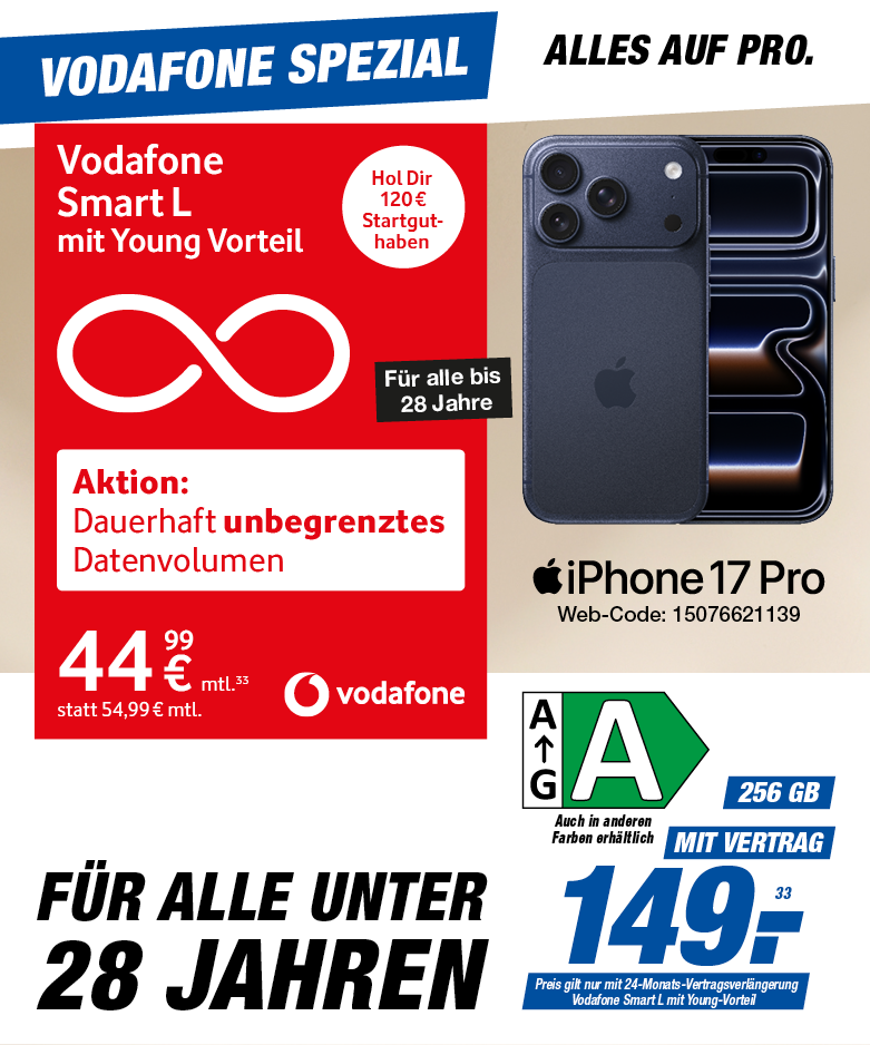 📱 iPhone 17 Pro – Alles auf Pro. Mit Young Vorteil 🎓