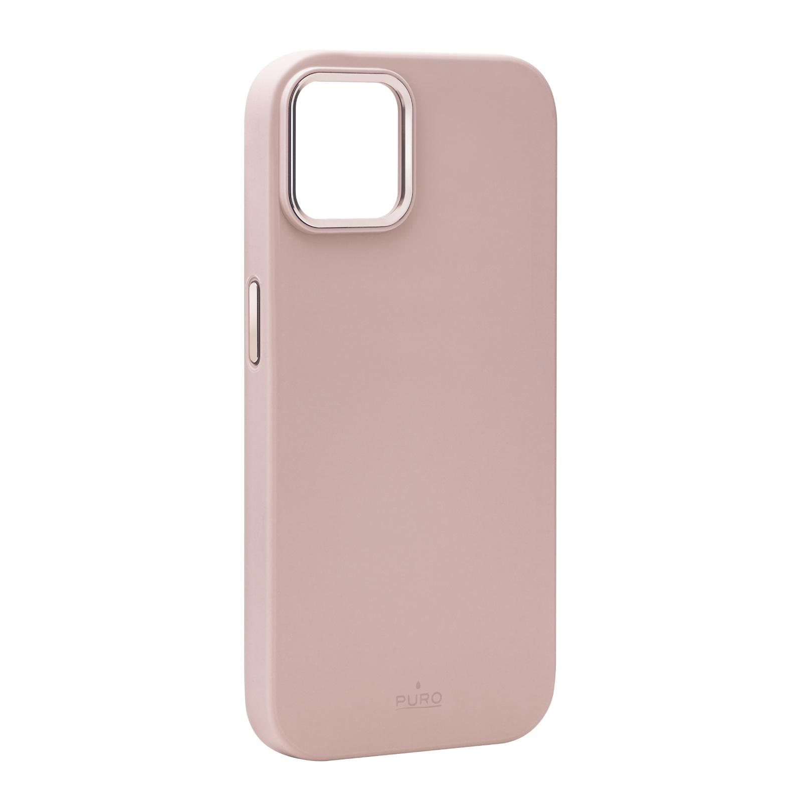 Soft-Touch Silicone Cover für Iphone 15 rosa Handyhülle