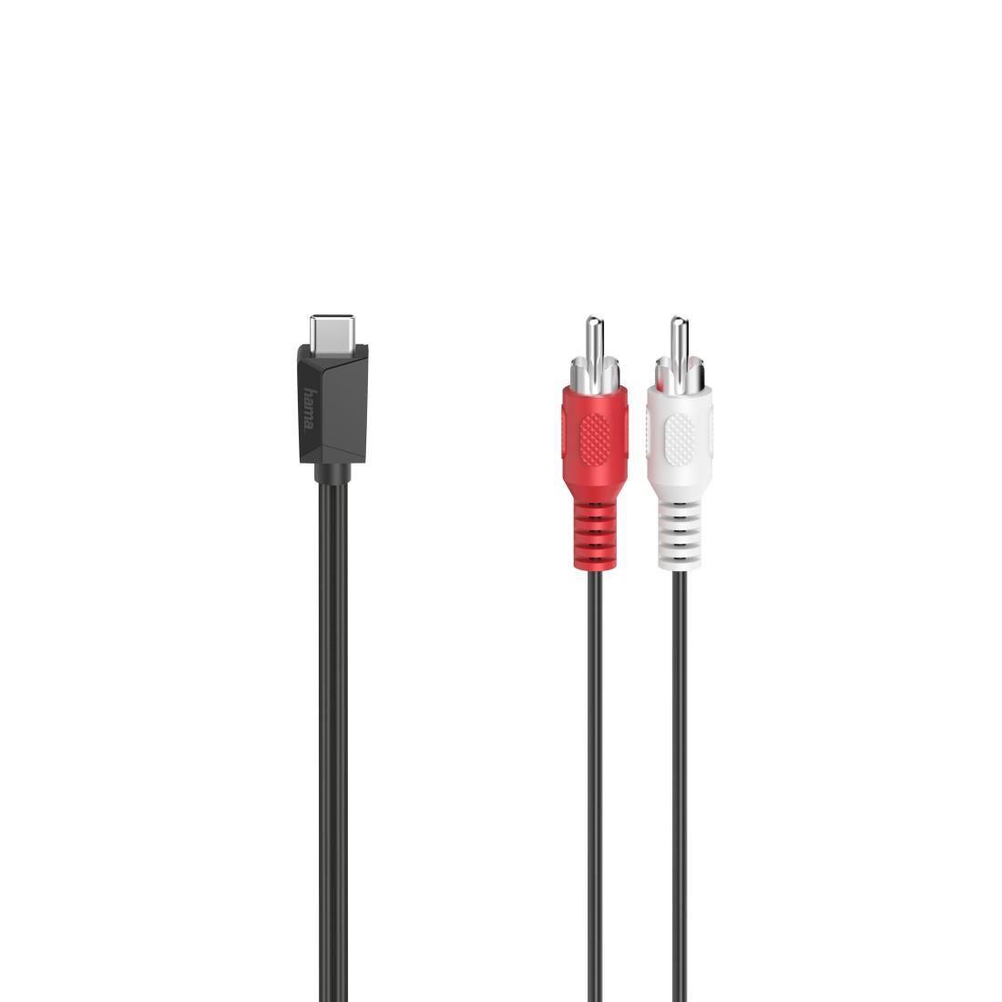 Audio-Kabel, USB-C-Stecker - Cinch-Stecker, Stereo, 1,50 m (00200730)
