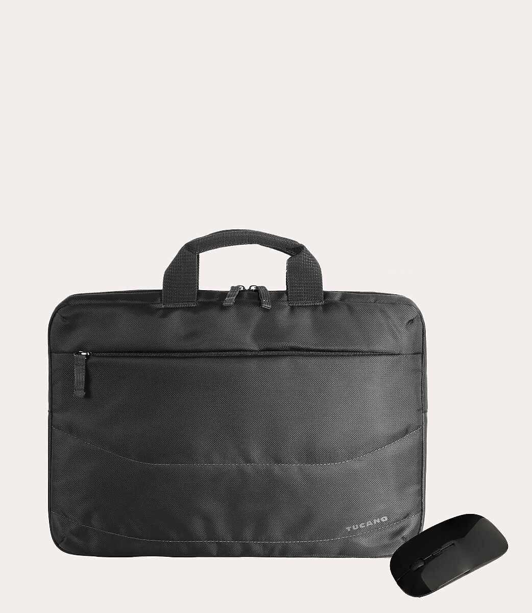 IDEA BUNDLE Notebooktasche für Laptop 14'', MacBook 14'' inkl. wireless Mouse (39438)