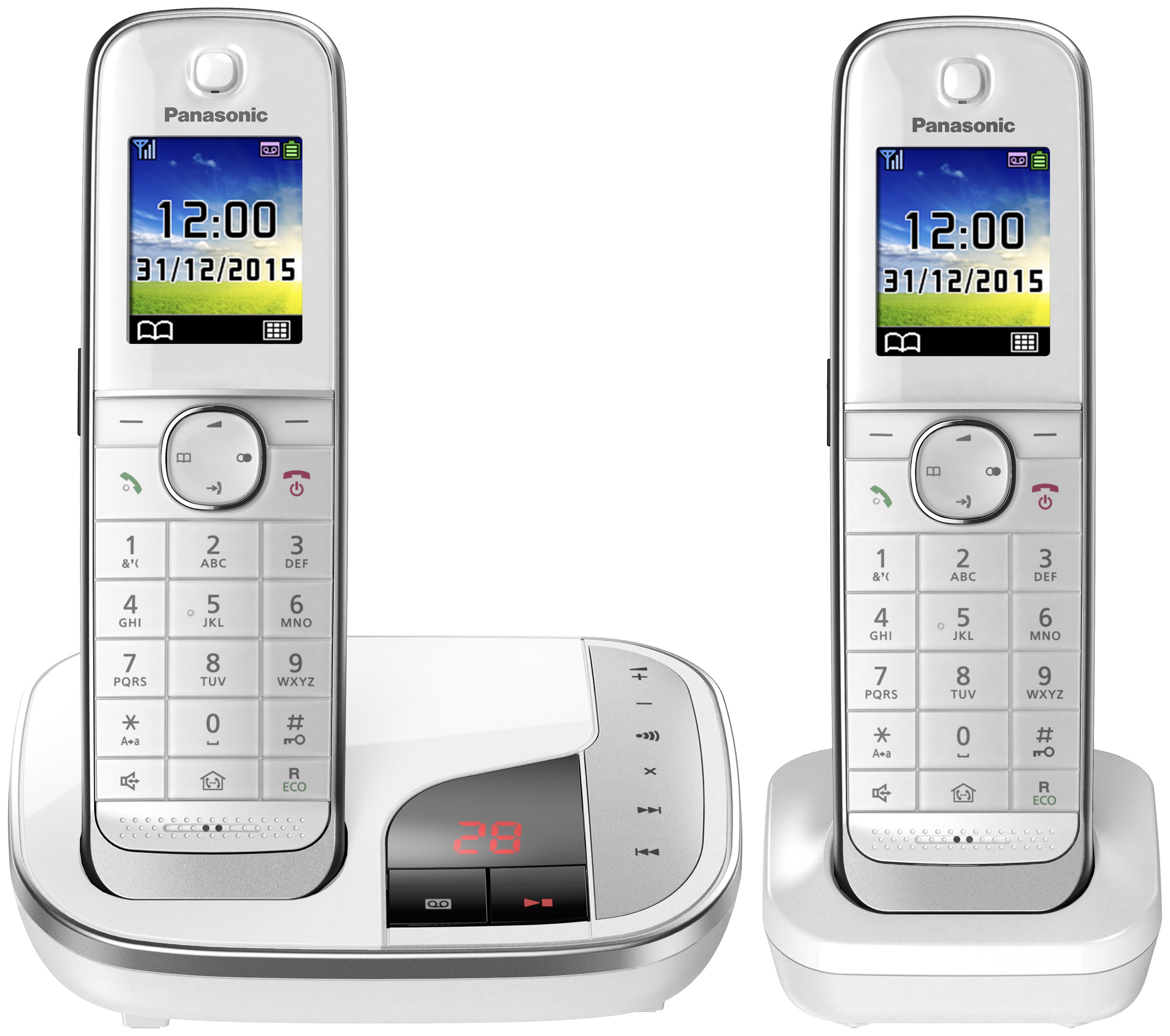 KX-TGJ322GW Weiß Schnurloses Telefon