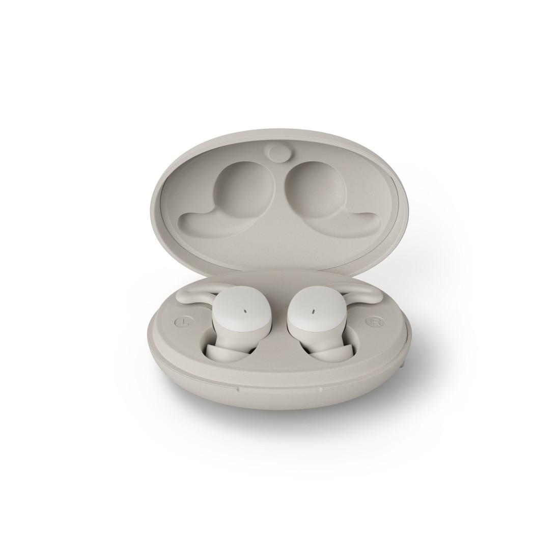 Bluetooth®-Kopfhörer "Spirit Calm", TWS, In-Ear, Schlafkopfhörer, Weiß/Grau (00184181)