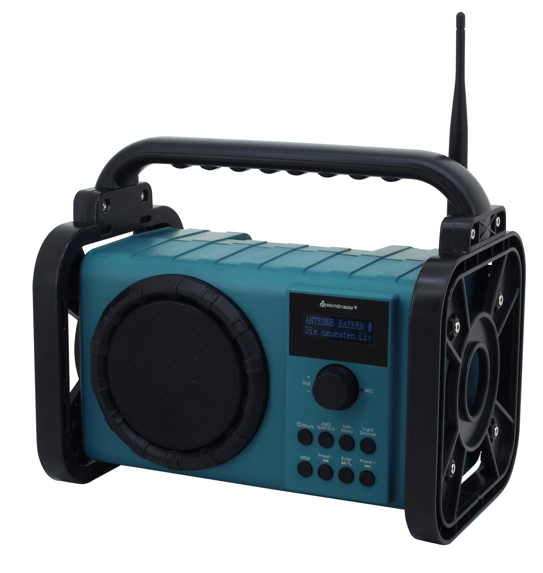 DAB80 blau DAB+ Baustellenradio