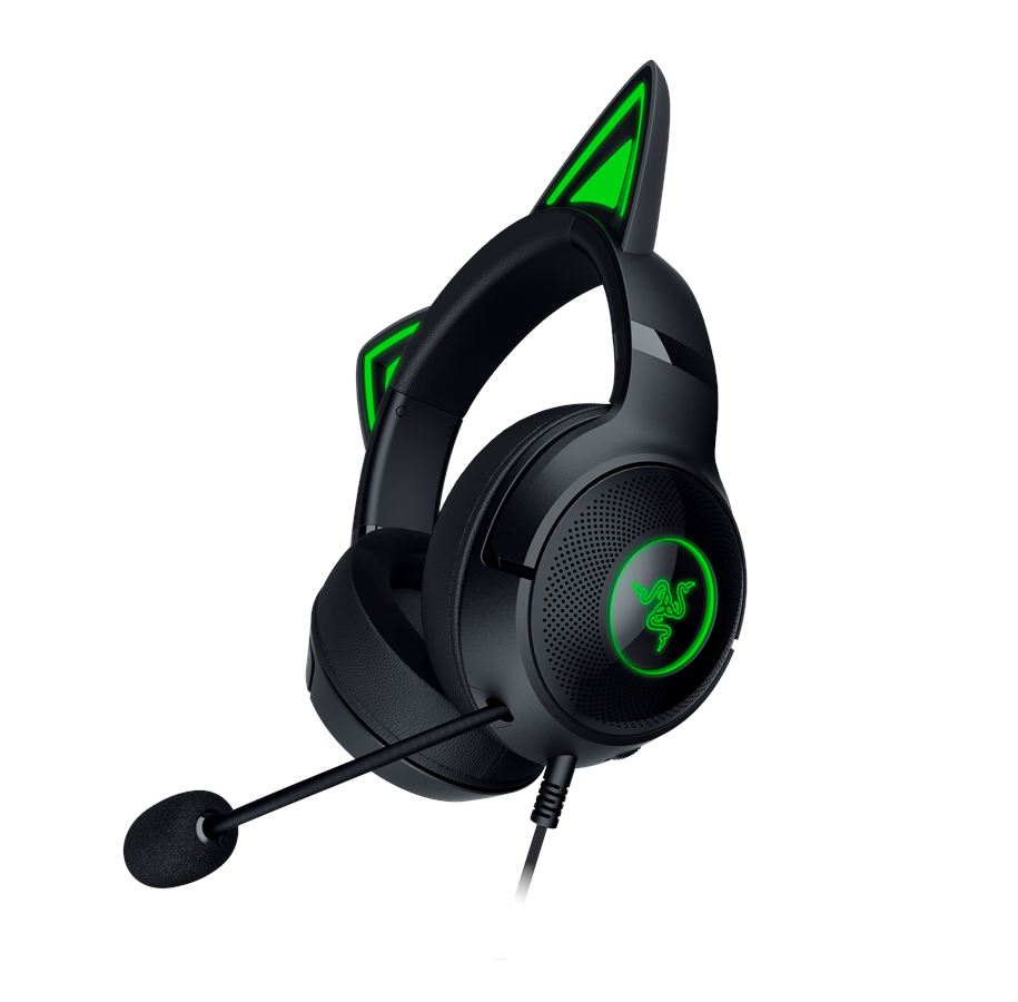 Kraken Kitty V2, Schwarz Gaming-Headset