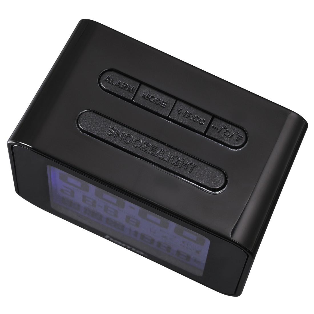 Funkwecker "Cube", Schwarz (00186304)