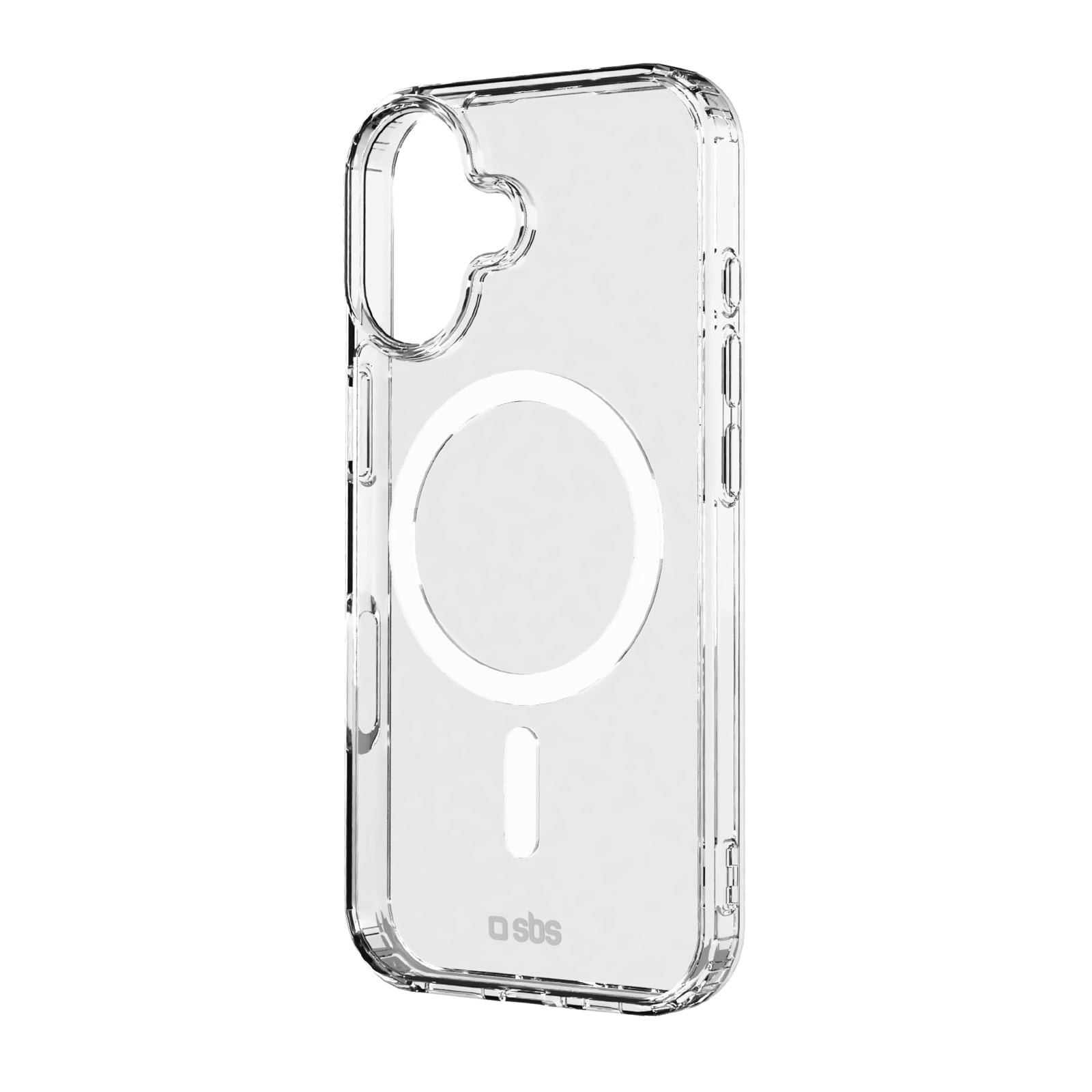 Transparente steife Hülle, kompatibel mit MagSafe-Ladefunktion für iPhone 17, Transparent