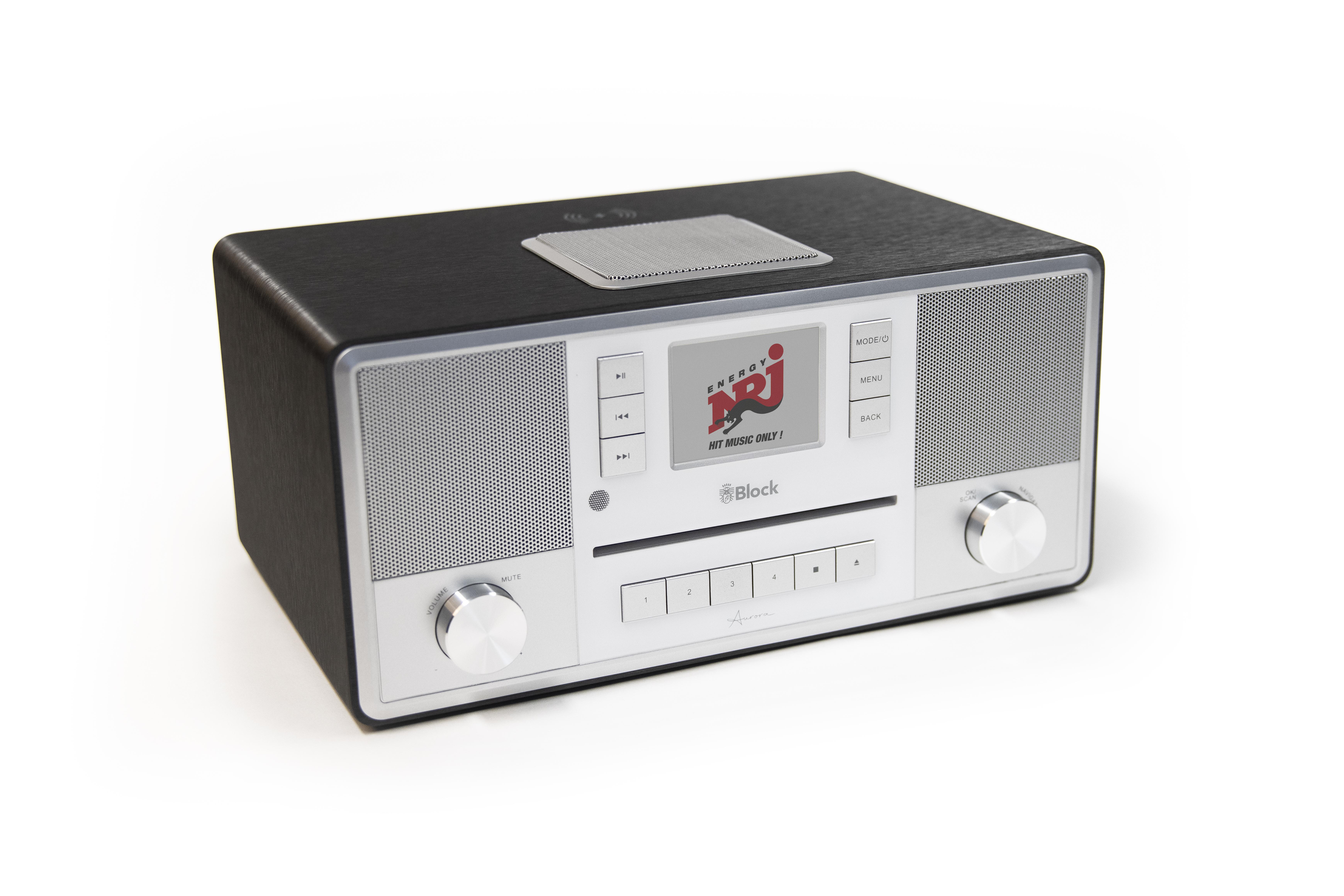 DAB+ Internetradio mit CD-Player AURORA Smartradio anthrazit