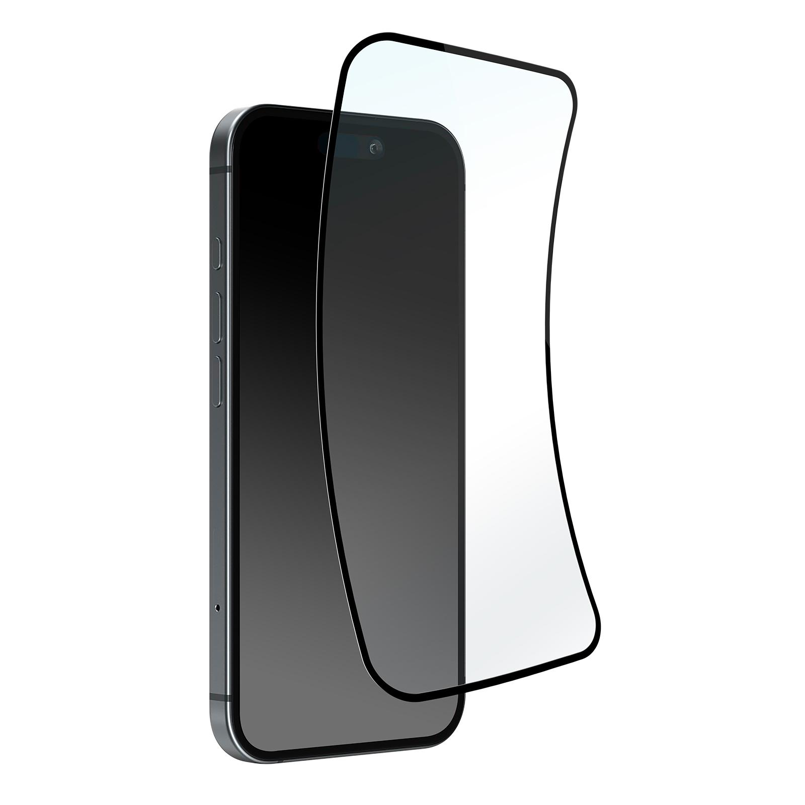 Flexible Tempered Glass D3O for iPhone 16 Pro, Transparent