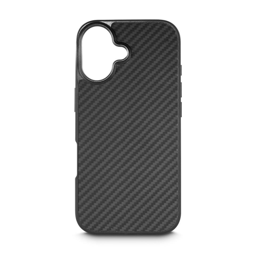 Cover "Robust Carbon" für Apple iPhone 17, Schwarz (00038669)