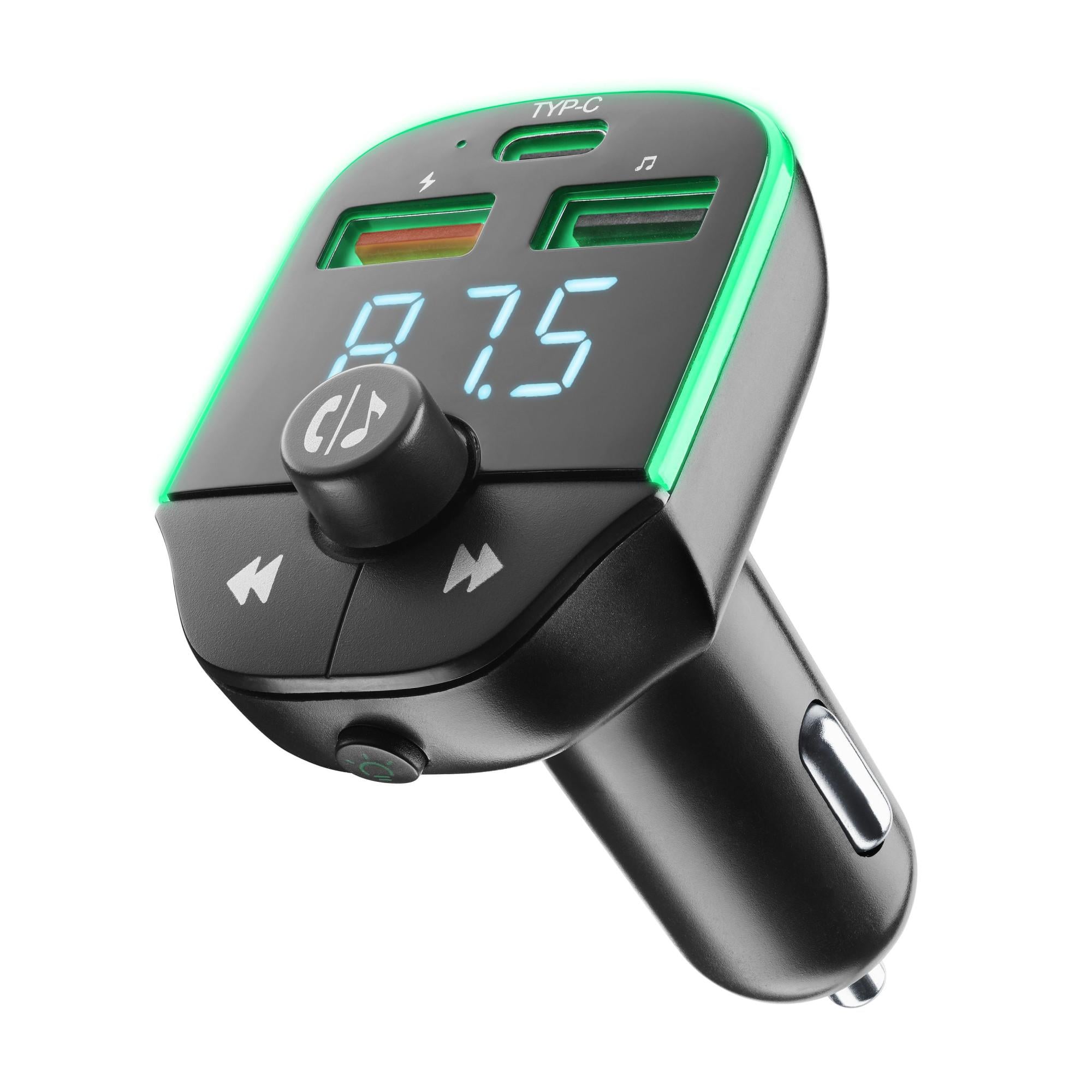 FM-Transmitter Bluetooth Car FM Transmitter Black (61366)