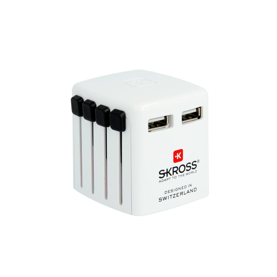 Reisestecker "World USB Charger" (2,4A), Weiß (00215277)
