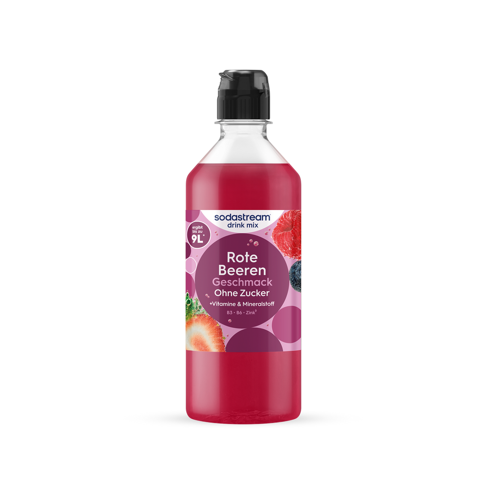 Rote Beeren ohne Zucker Sirup drink mix Getränkesirup