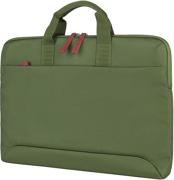 Smilza Super Slim Tasche für Laptop und MacBook bis 15,6 Zoll, Grün