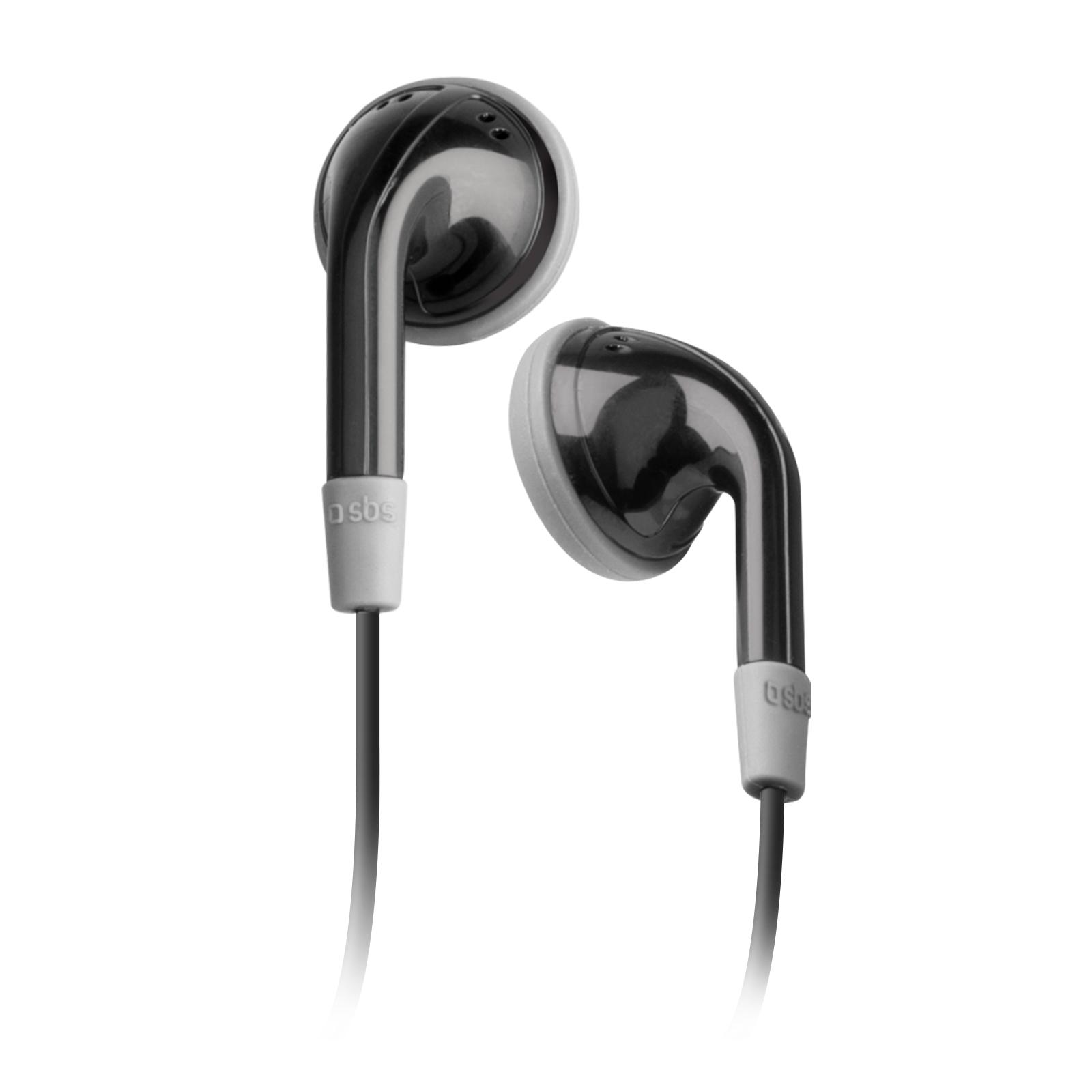 Kabelgebundene Stereo In-Ear-Kopfhörer Duo, Klinkenbuchse 3,5 schwarz
