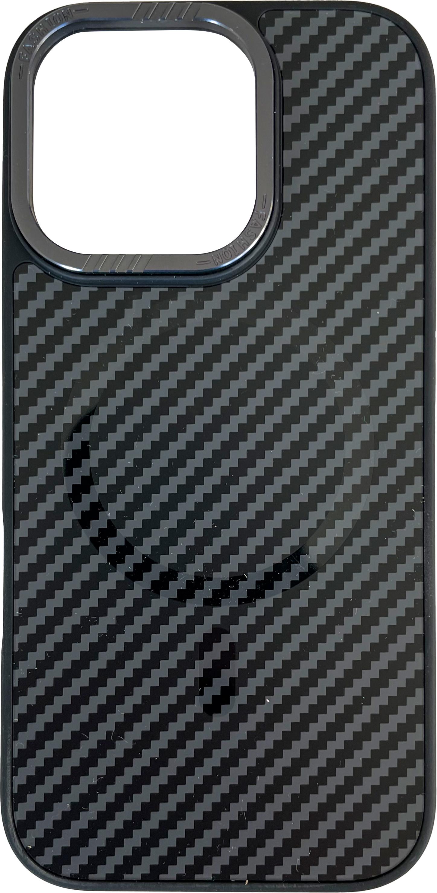 FUN MagSafe Cover Carbon für Apple iPhone 14/ 13 Black (21156)
