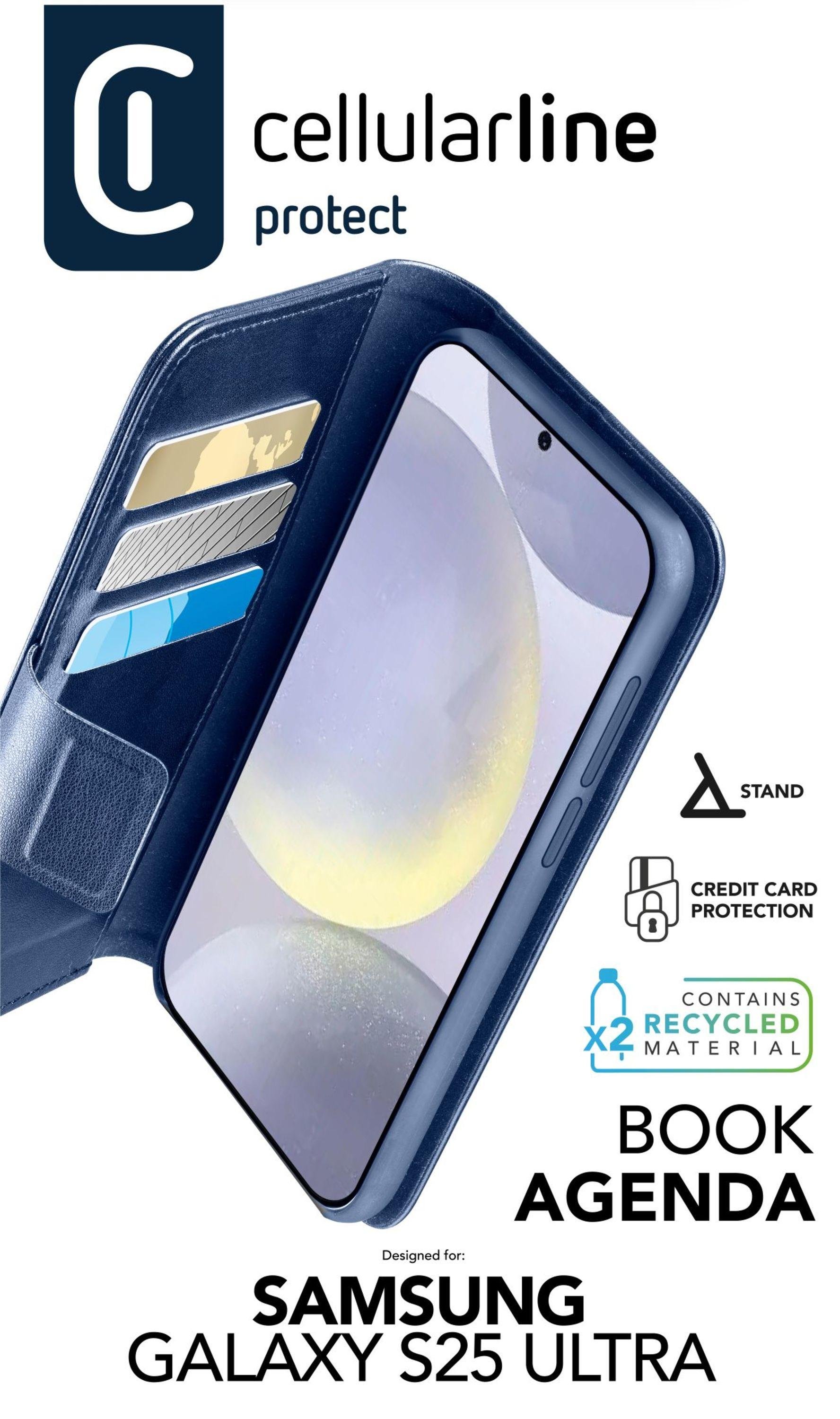 Book Agenda 2 Case für Samsung S25 Ultra Blue (61017)