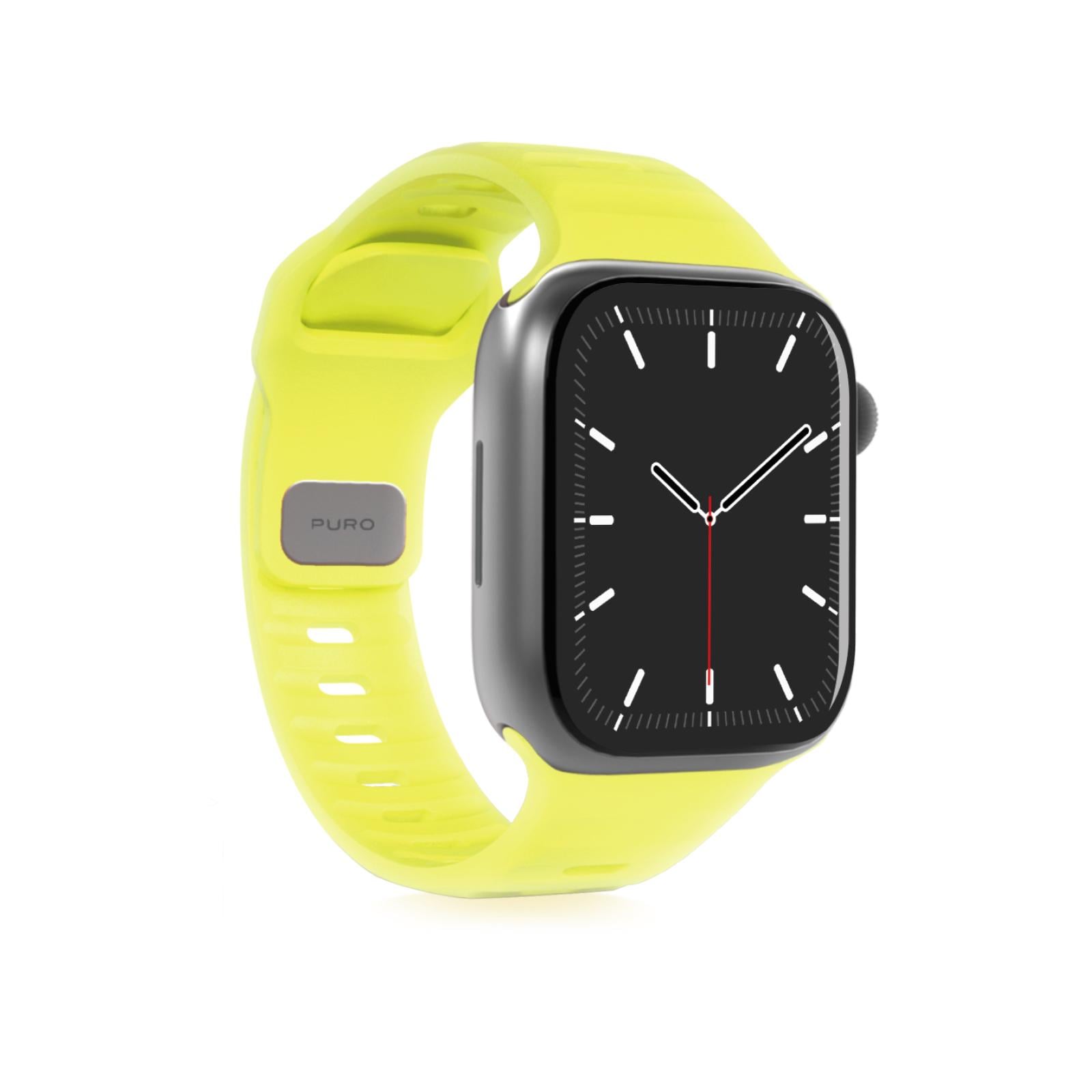 GLOW Ersatzarmband für Apple Watch 38-42mm, Gelb