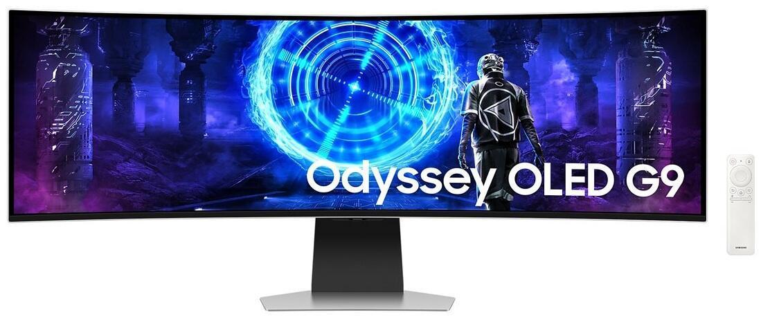 Gaming Monitor Odyssey OLED G95SD S49DG954SU, Silber, 49 Zoll, Curved, Dual QHD, 240 Hz, 0,03 ms