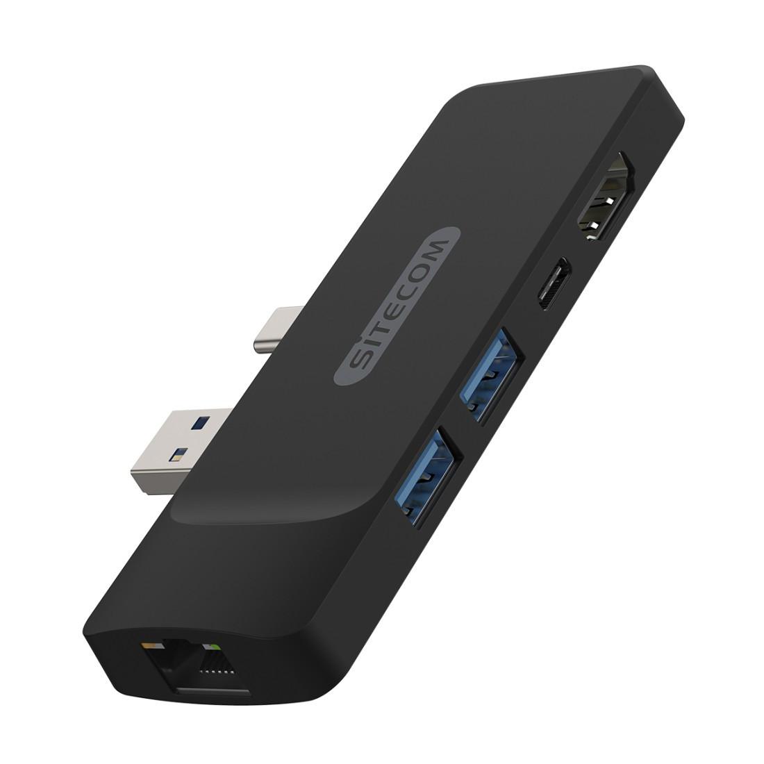 USB-C-Adapter "CN-417", 5-in-2 , für Microsoft Surface Pro 7 (00192408)