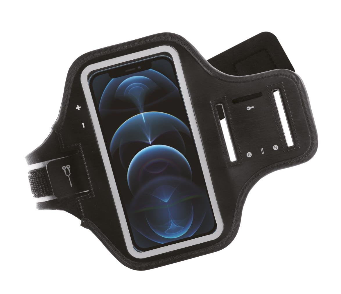 Sport Armband Größe XL, für Smartphones bis zu 6,5‘‘ schwarz (62911)