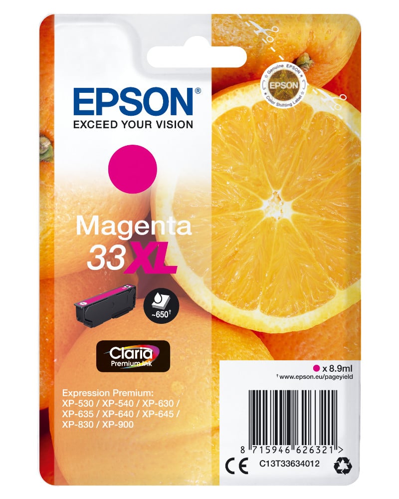 C13T33624012 Orange XL magenta Druckerpatrone