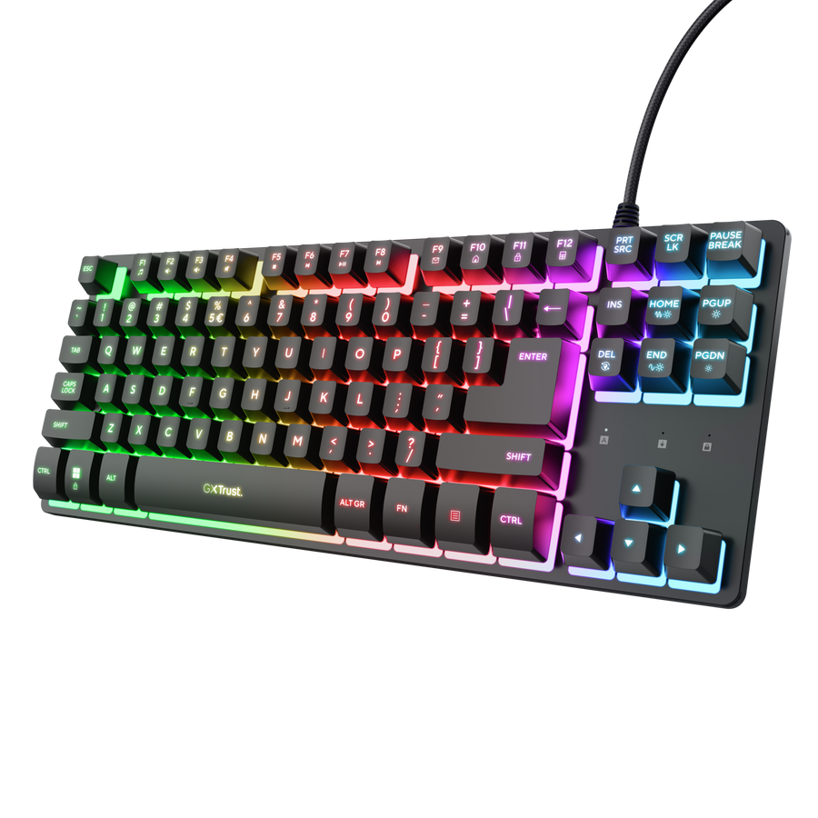 GXT 833 Thado Tastatur mit TKL-Beleuchtung, Schwarz