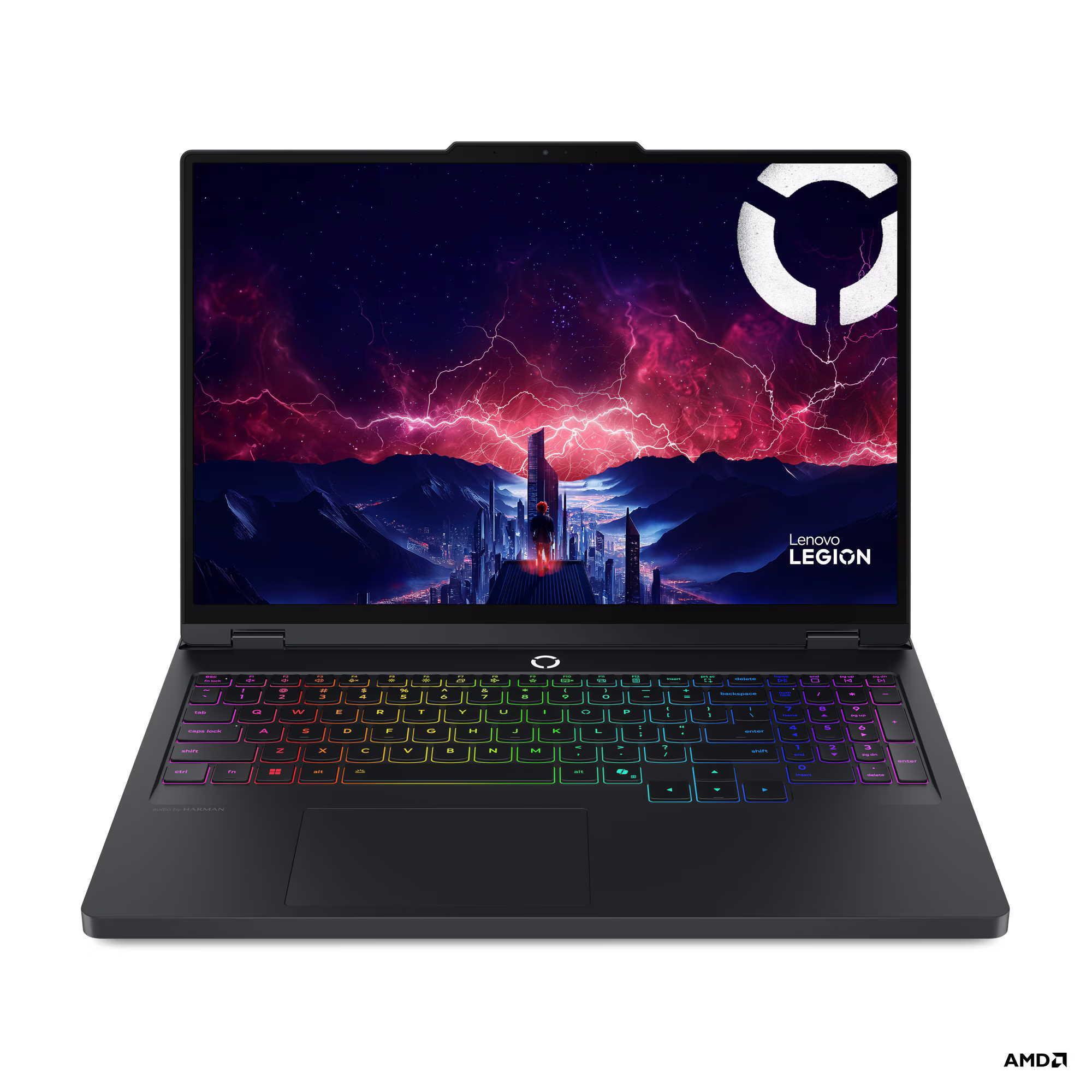 Gaming-Notebook Legion Pro 5 16ADR10, 16 Zoll, Eclipse Black, WQXGA, OLED, Ryzen 7 8745HX, 32GB, 1TB, RTX 5060