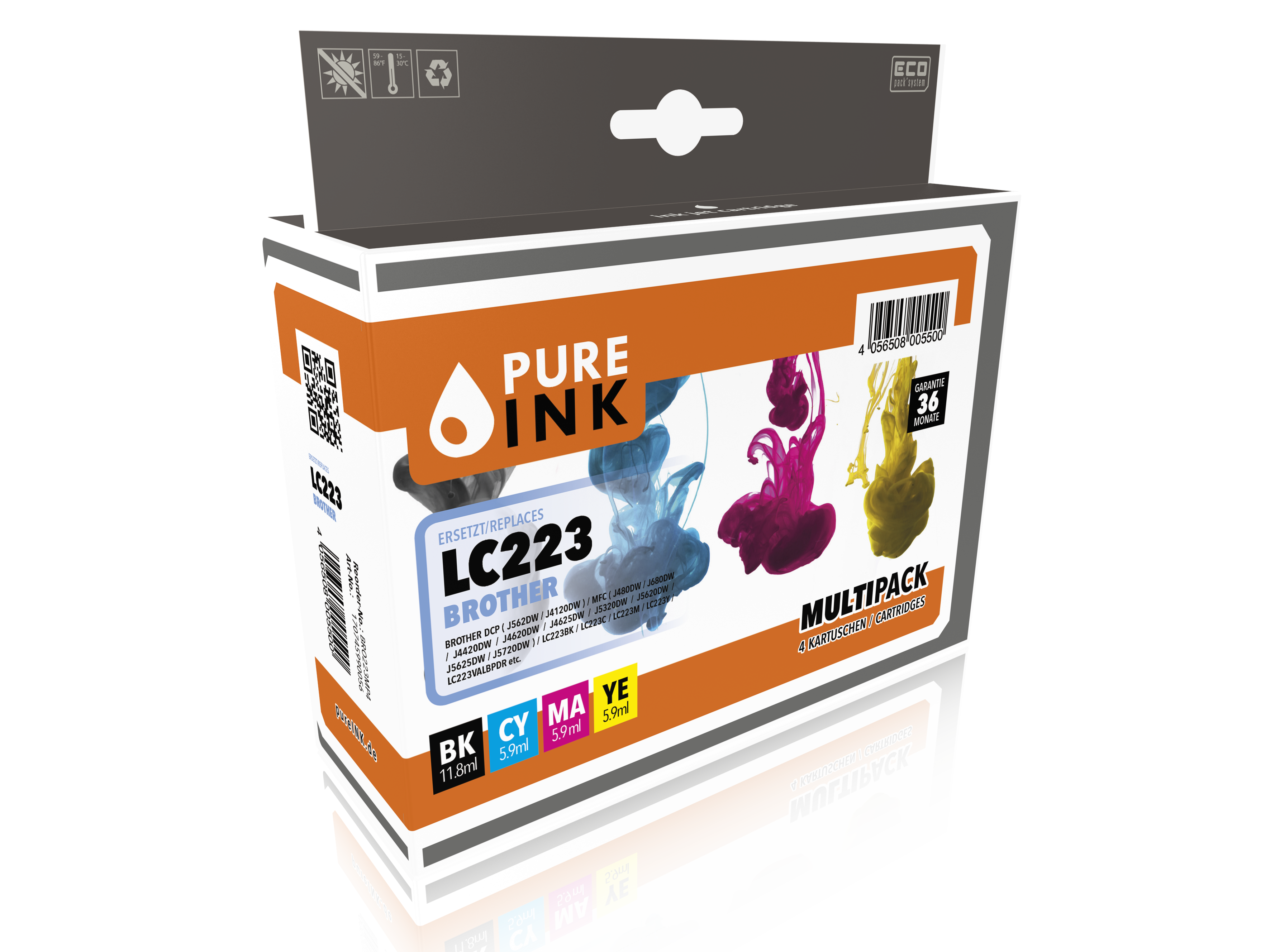 BR223MP4 CMYK Druckerpatrone