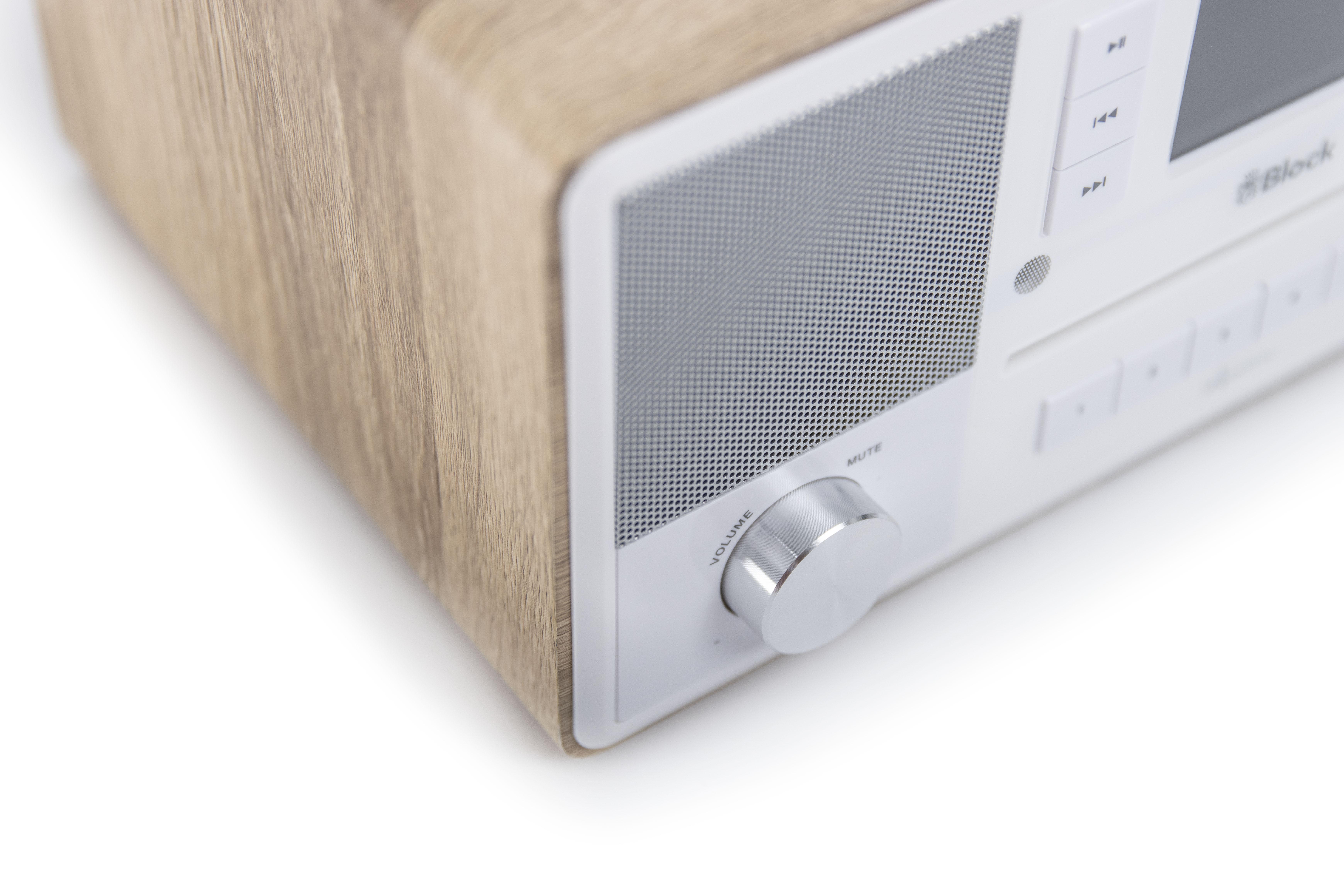 DAB+ Internetradio mit CD-Player AURORA Smartradio walnuss