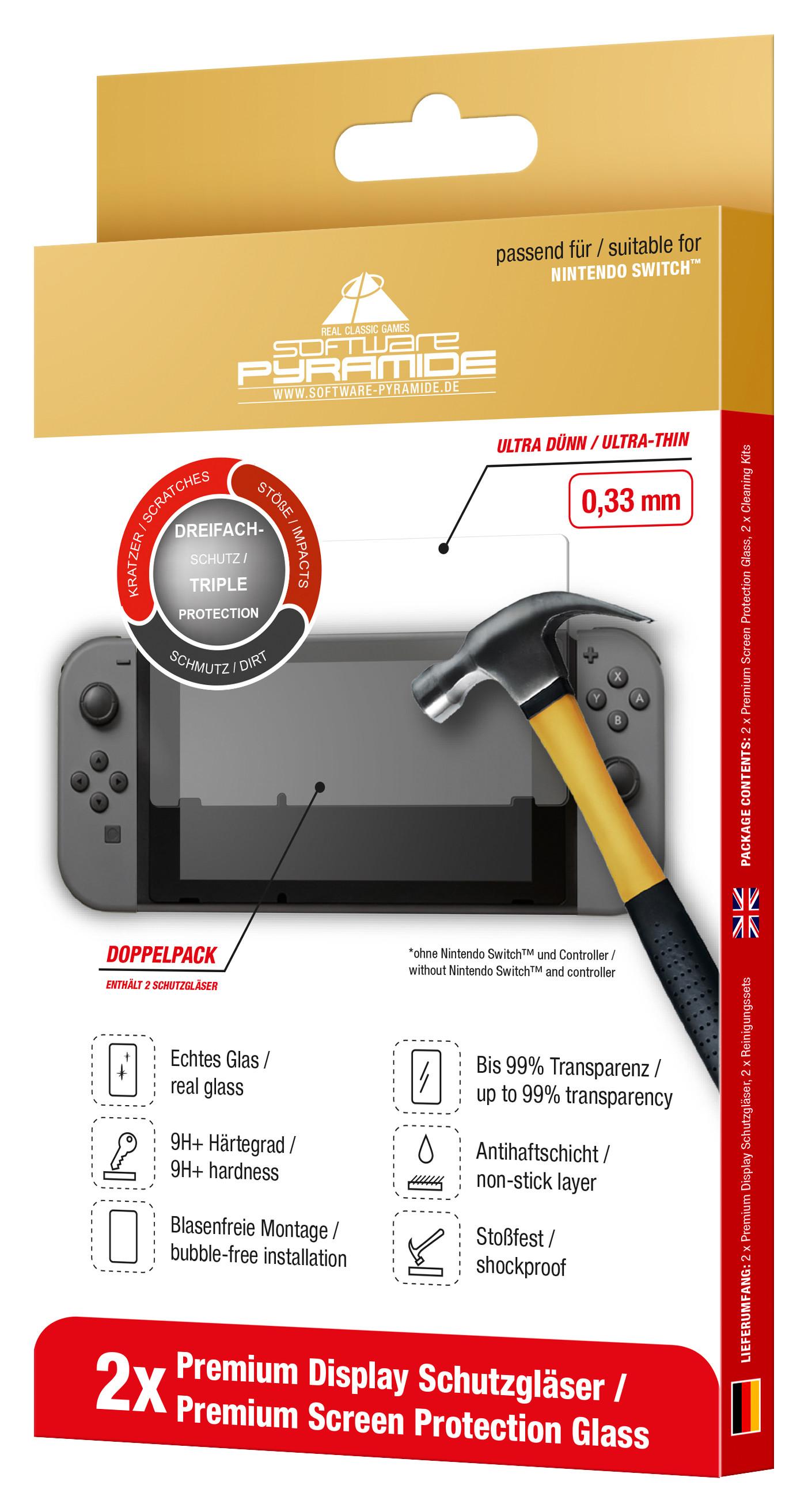 Nintendo Switch Schutzglas Doppelpack Schutzglas