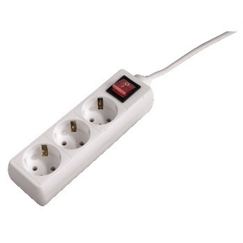 Steckdosenleiste, 2-fach, USB-C/A 65W, PD, Schalter, 1,4 m