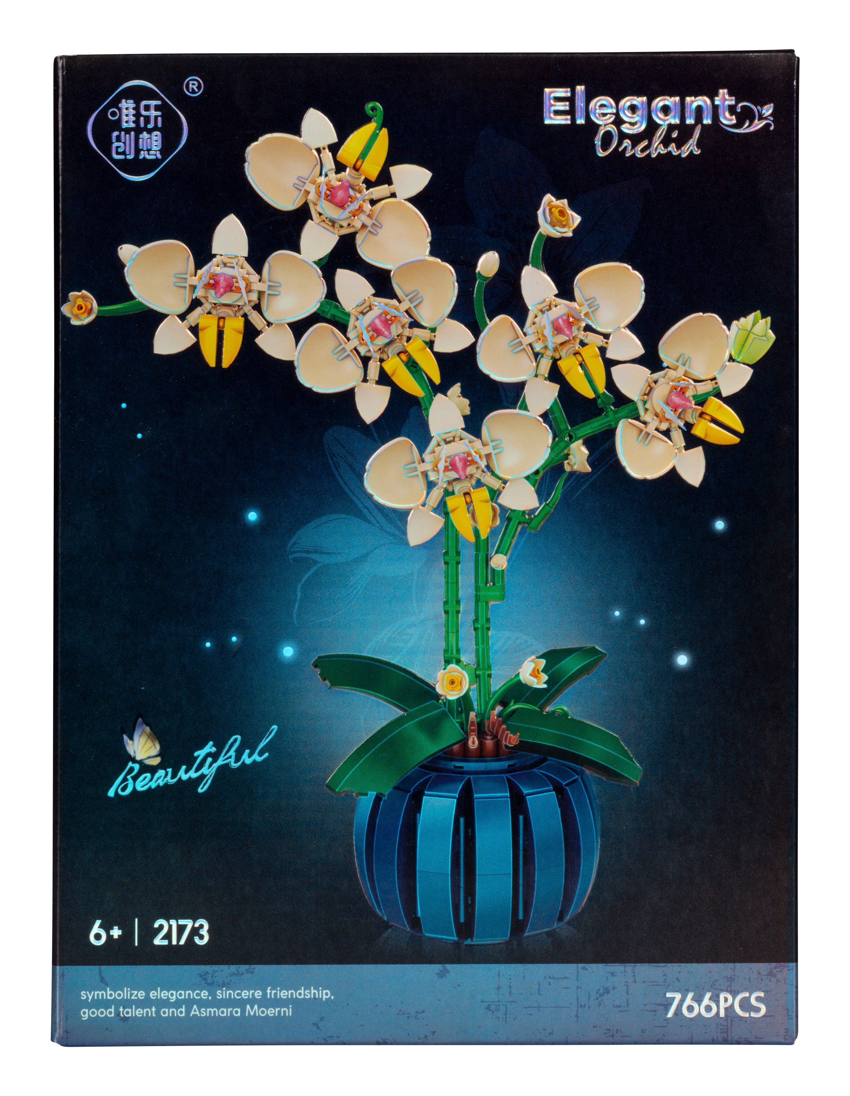 Orchidee gelb Building Set