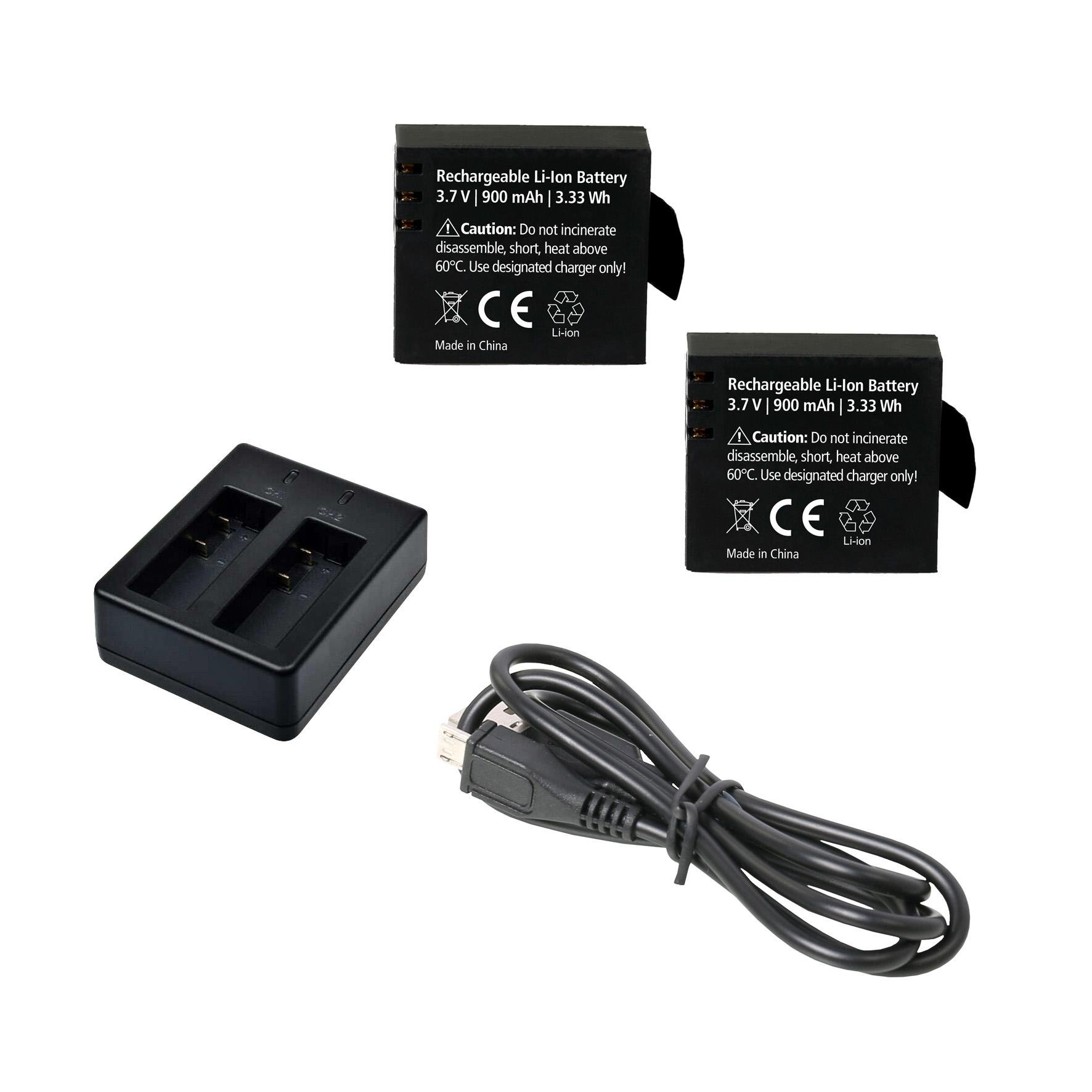 externes Ladegerät mit 2 Akkus f. AC 510/525