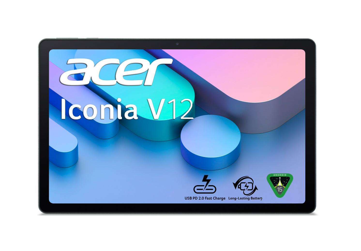 Iconia V12, Mist Green, 12 Zoll, WUXGA, IPS, Touch, 8 GB, 256 GB eMMC, MediaTek MT8781