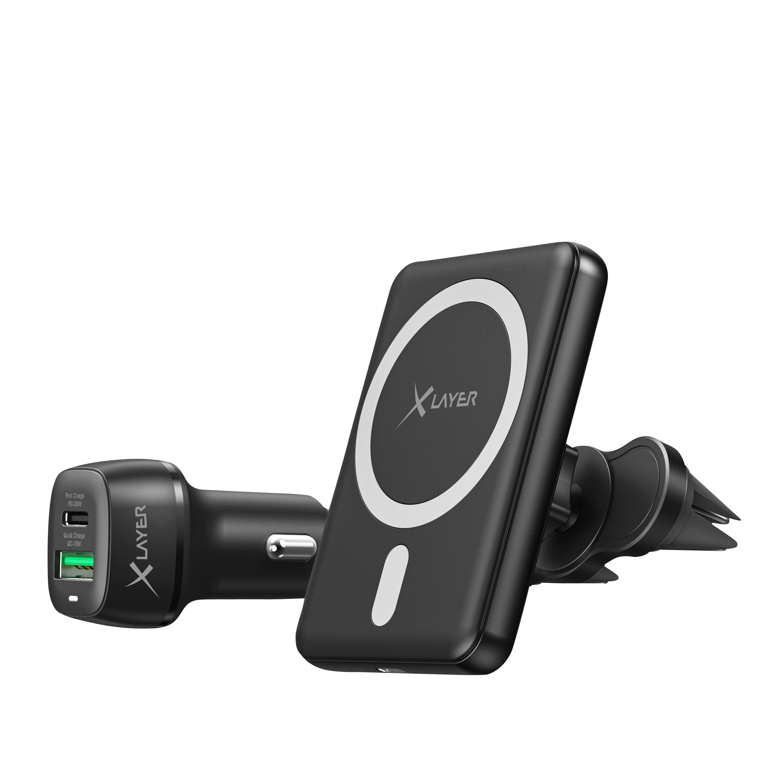 MagFix Pro Wireless KFZ Starter Set magnetisch 15W schwarz