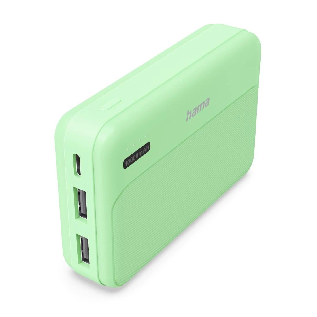 Power Pack "Pocket 10", 10000mAh, Ausgänge: 2x USB-A, Grün (00201771)
