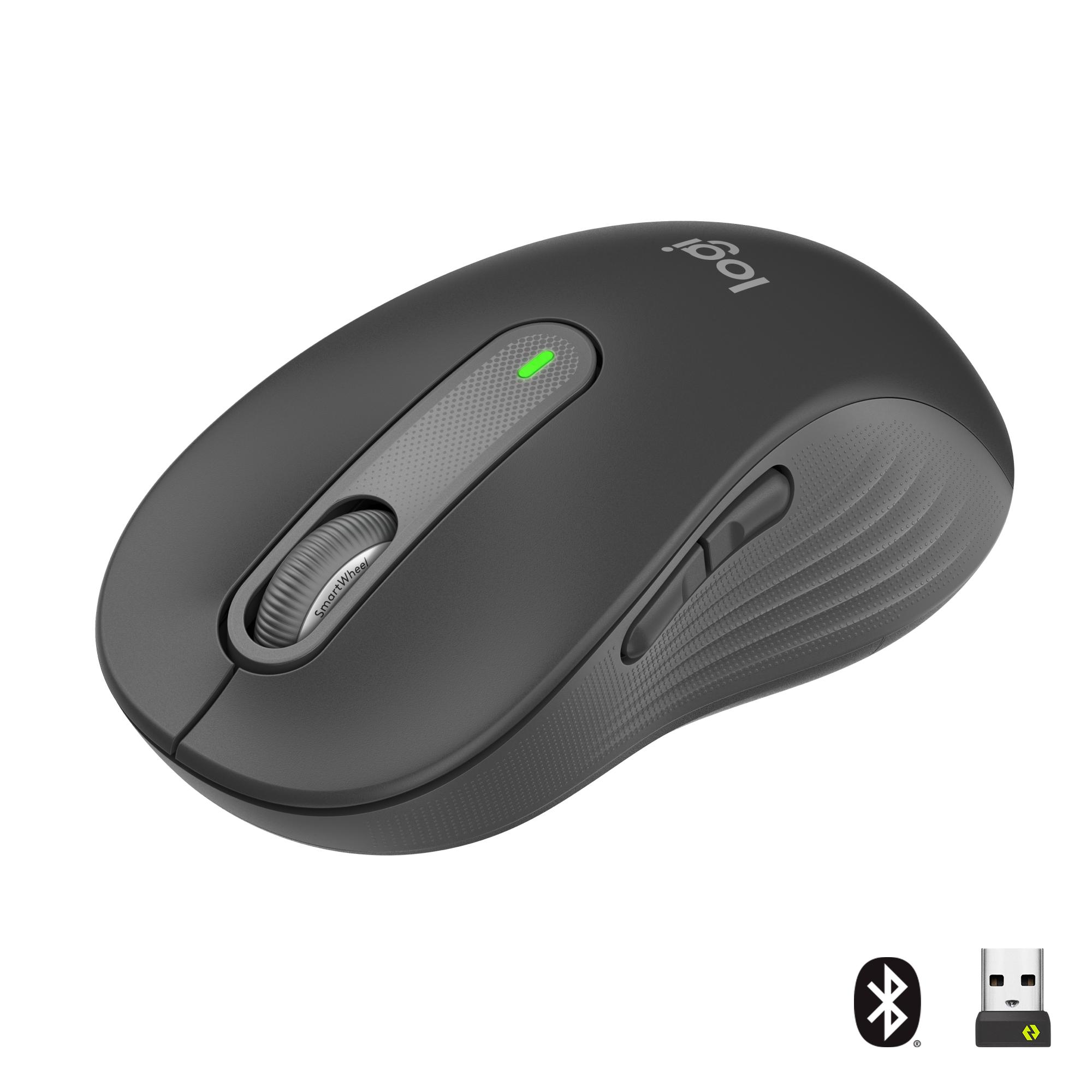 Signature M650 L Wireless graphite Maus