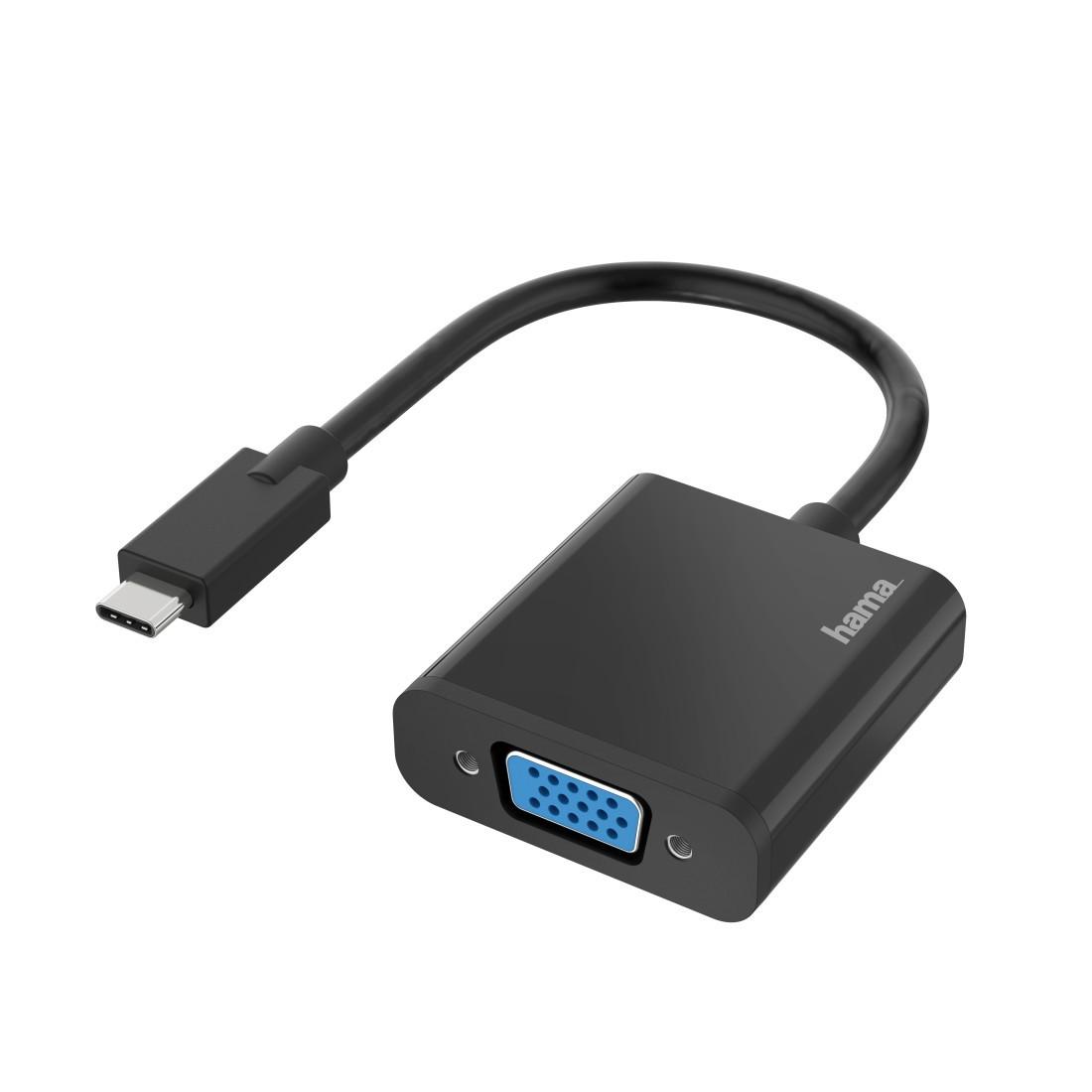 Video-Adapter, USB-C-Stecker - VGA-Buchse, Full-HD 1080p (00200317)