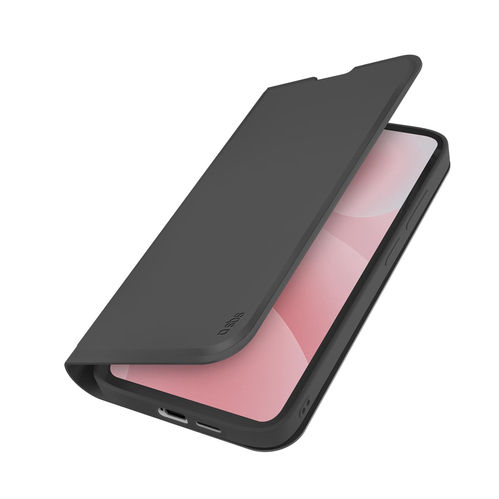 Klapphülle mit Ständer und Soft-Touch-Oberfläche für das Samsung S26, Schwarz