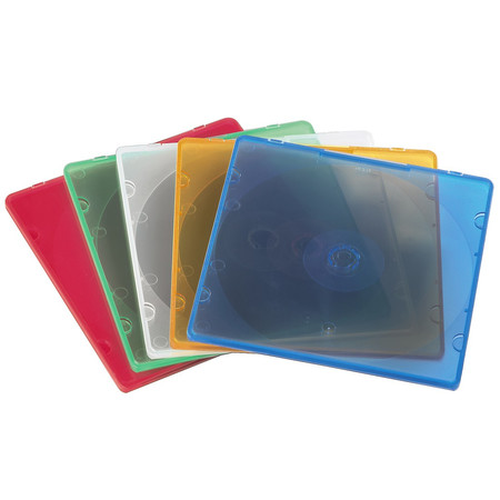 CD-Slim-Box, PP, 20er-Pack, farbig