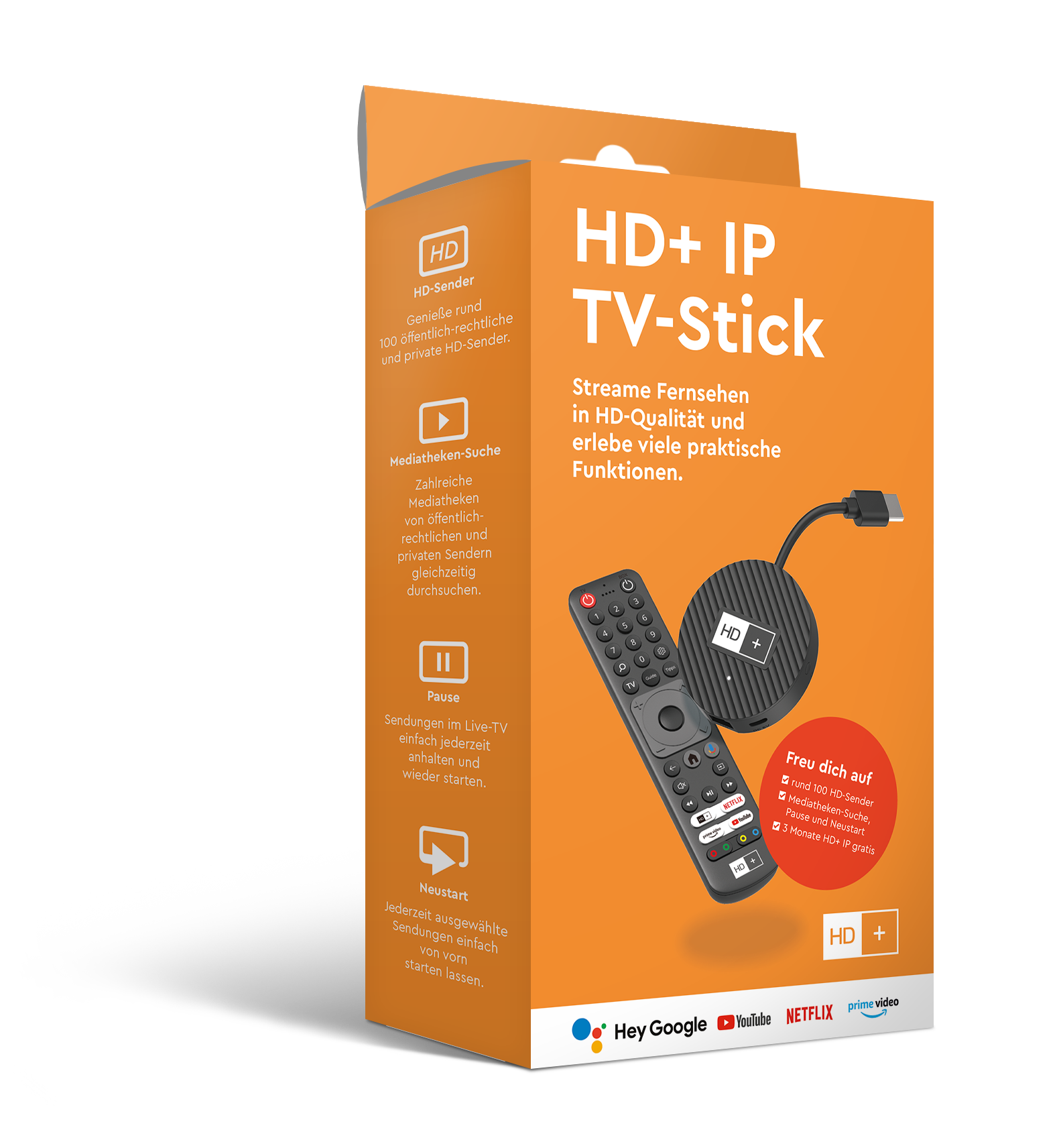 IP TV-Stick inkl. HD+ IP für 3 Monate