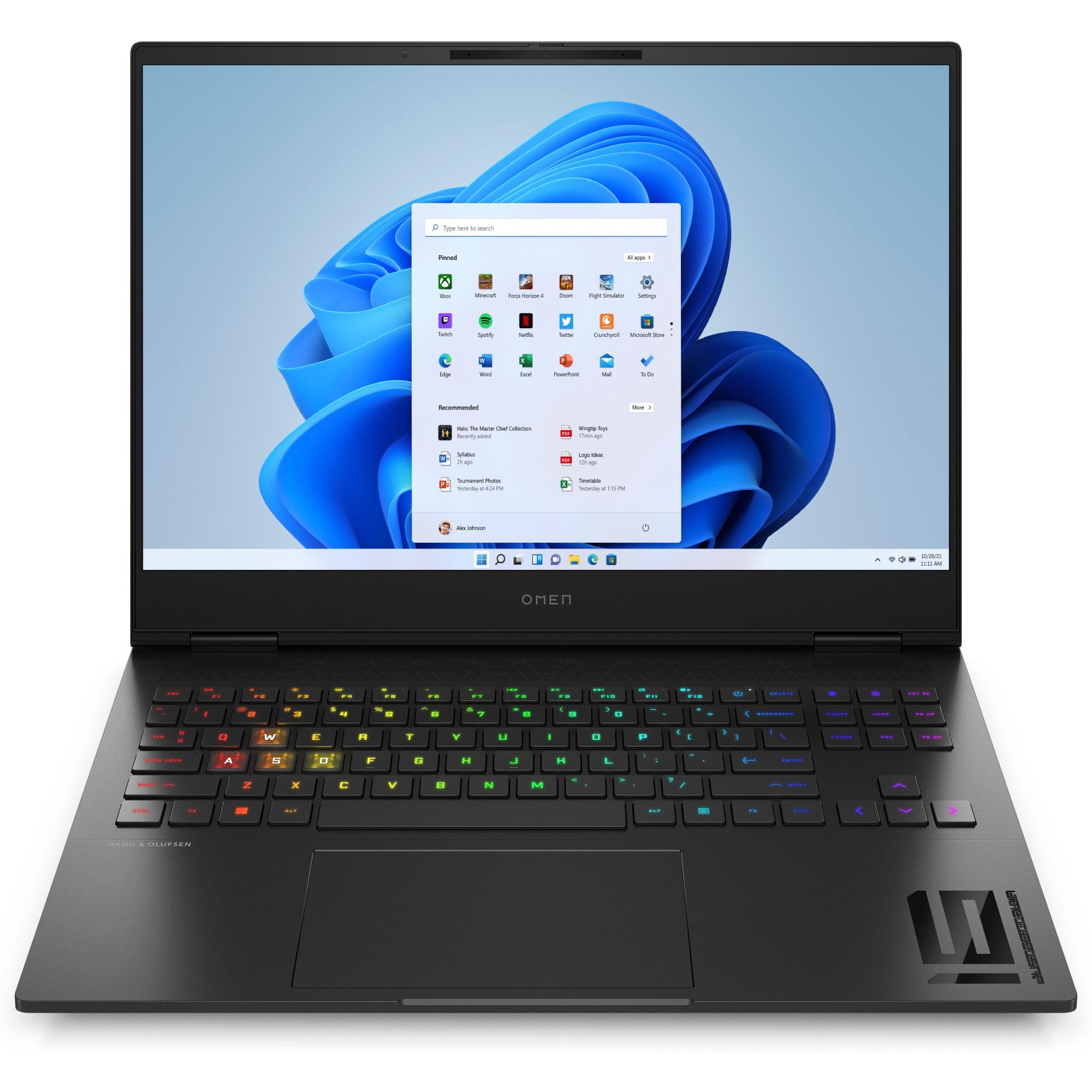 Gaming-Notebook OMEN 16-u0695ng, Schwarz, 16 Zoll, WQXGA, Intel Core i9-13900HX, 32 GB, 1 TB M.2 SSD, RTX 4070